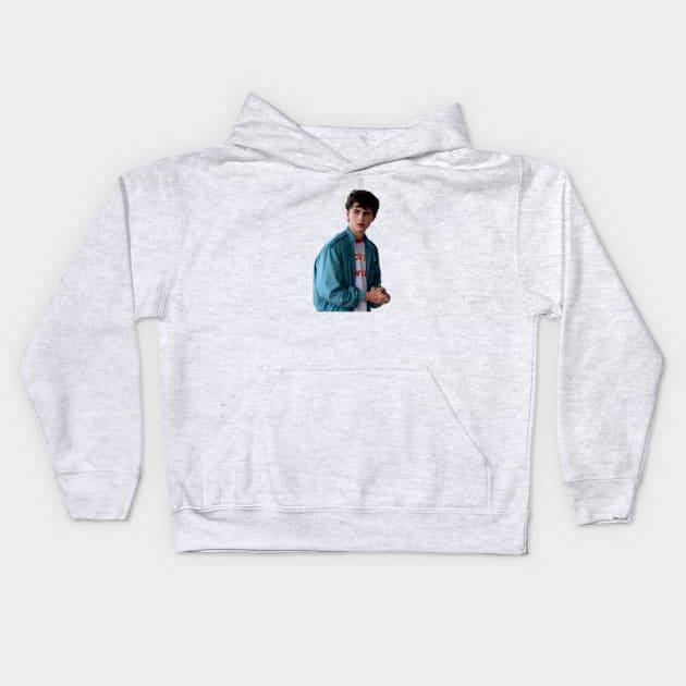 Timothée chalamet Kids Hoodie by uchix